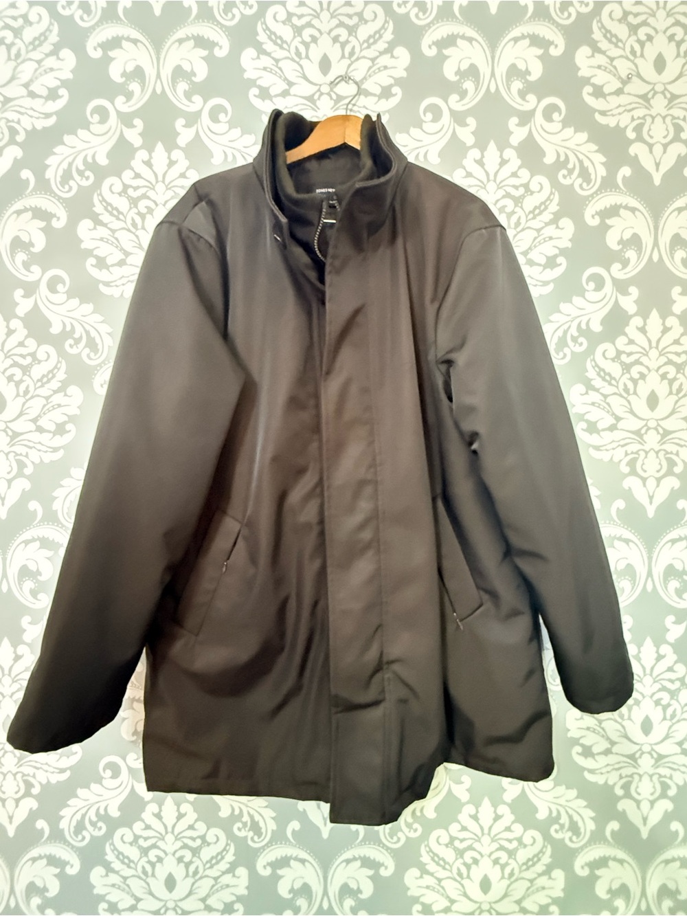 • Jones New York Black Midi Length Winter Jacket